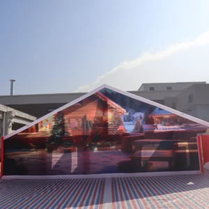 Commercial Inflatable Maze - Christmas Gable Frame with Removable Cover - product view 1