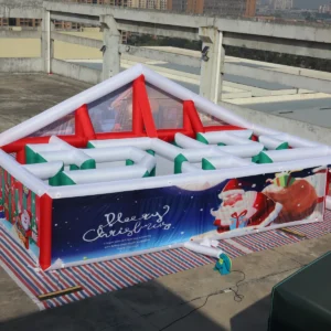 Commercial Inflatable Maze - Christmas Gable Frame with Removable Cover - product view 2