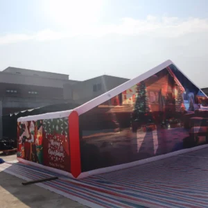Commercial Inflatable Maze - Christmas Gable Frame with Removable Cover - product view 5