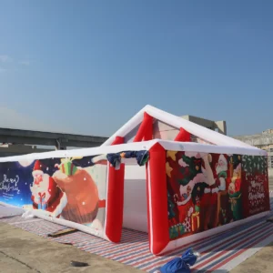 Commercial Inflatable Maze - Christmas Gable Frame with Removable Cover - product view 3