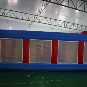 Commercial Inflatable Maze - Red Blue Mesh Double Arch - 7 x 7 x 2m - P059 - product view 4