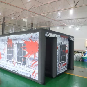 Commercial Inflatable Maze - Grey Blood Window Flat Roof - product view 5