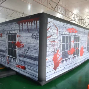 Commercial Inflatable Maze - Grey Blood Window Flat Roof - product view 1