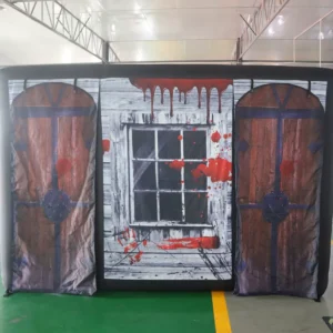 Commercial Inflatable Maze - Grey Blood Window Flat Roof - product view 3