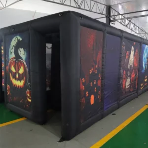 Commercial Inflatable Maze - Black Pumpkin Removable Cover - product view 1