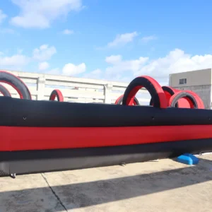 Commercial Inflatable Maze - Black Red Open Top Arch Route - product view 4