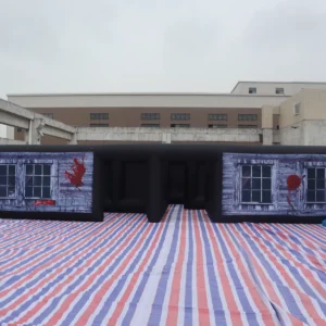 Commercial Inflatable Maze - Blood Window Open Top Dual Passage - product view 4