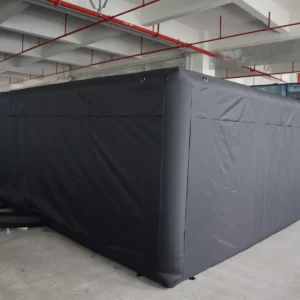 Commercial Inflatable Maze - Plain Black Fully Covered Dual Passage - product view 6