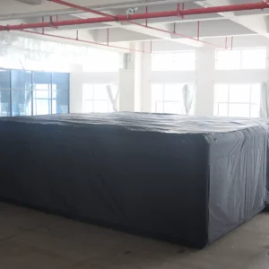Commercial Inflatable Maze - Plain Black Fully Covered Dual Passage - product view 4