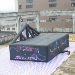 Commercial Inflatable Maze - Haunted Circus Gable Frame with Removable Cover - product view 5