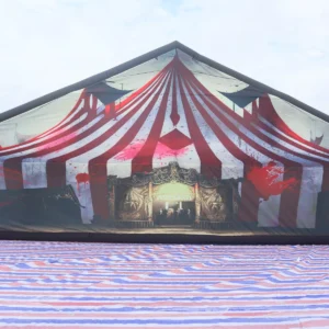 Commercial Inflatable Maze - Haunted Circus Gable Frame with Removable Cover - product view 2