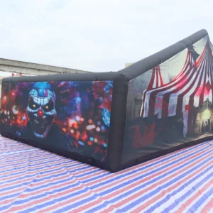 Commercial Inflatable Maze - Haunted Circus Gable Frame with Removable Cover - product view 7