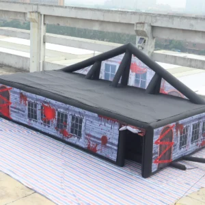 Commercial Inflatable Maze - Haunted Building Gable Frame with Removable Cover - product view 5