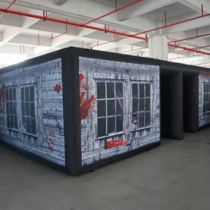 Commercial Inflatable Maze - Blood Window Fully Covered Dual Passage - product view 3