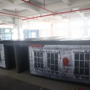 Commercial Inflatable Maze - Blood Window Fully Covered Dual Passage - product view 2
