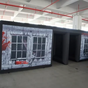 Commercial Inflatable Maze - Blood Window Fully Covered Dual Passage - product view 1