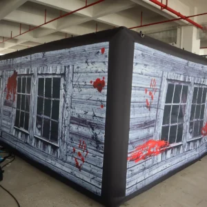 Commercial Inflatable Maze - Blood Window Fully Covered Dual Passage - product view 5