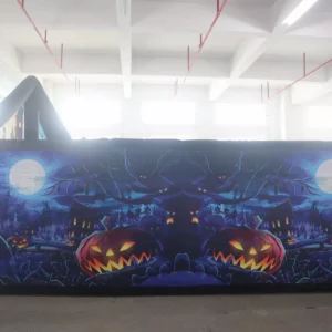 Commercial Inflatable Maze - Haunted Castle Gable Facade Open Top - product view 4