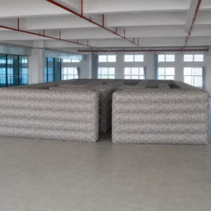 Commercial Inflatable Maze - Gray Digital Camouflage Open Top - product view 3
