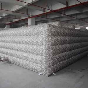 Commercial Inflatable Maze - Gray Digital Camouflage Open Top - product view 5
