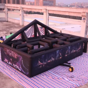 Commercial Inflatable Maze - Clown Circus Open Top - product view 2