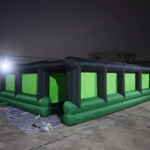 Commercial Inflatable Maze - Green Black Flat Cover - product view 5