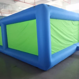 Commercial Inflatable Maze - Blue Green Open Top - product view 4