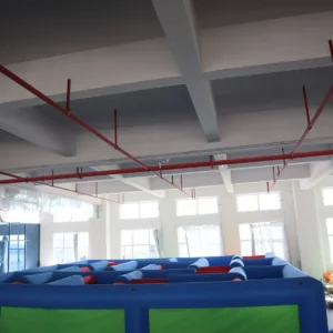 Commercial Inflatable Maze - Blue Green Open Top - product view 2