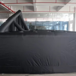 Commercial Inflatable Maze - Black Open Top Gable - product view 5