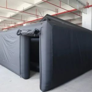 Commercial Inflatable Maze - Black Open Top Gable - product view 2