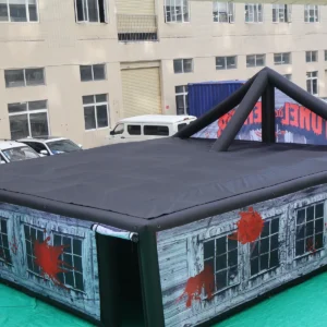 Commercial Inflatable Maze - Gray Haunted Open Gable 8x8x2m - product view 5