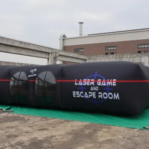Commercial Inflatable Maze - Black Covered Laser Maze 10x10x2.2m - product view 5