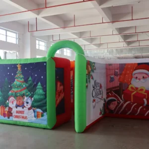 Commercial Inflatable Maze - Christmas Open Top 6x6x2m - 6 x 6 x 2m - P092 - product view 2