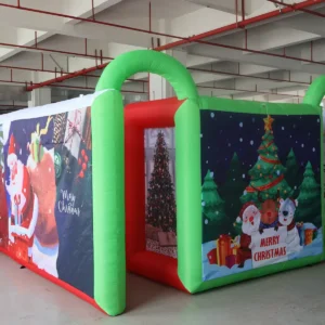 Commercial Inflatable Maze - Christmas Open Top 6x6x2m - 6 x 6 x 2m - P092 - product view 1