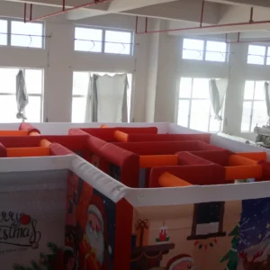 Commercial Inflatable Maze - Christmas Open Top 6x6x2m - 6 x 6 x 2m - P092 - product view 4