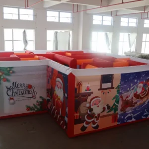 Commercial Inflatable Maze - Christmas Open Top 6x6x2m - 6 x 6 x 2m - P092 - product view 5