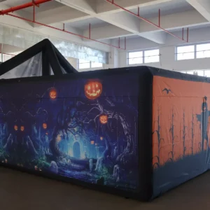 Commercial Inflatable Maze - Halloween Covered Gable 6x6x2m - product view 3