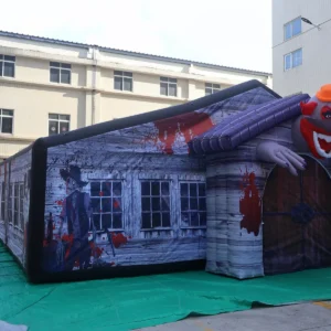 Commercial Inflatable Maze - Haunted Clown Covered 10x10x2.5m - product view 2