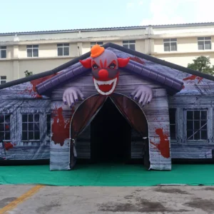 Commercial Inflatable Maze - Haunted Clown Covered 10x10x2.5m - product view 1