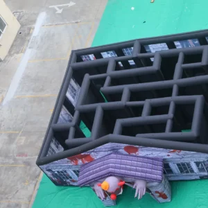 Commercial Inflatable Maze - Haunted Clown Covered 10x10x2.5m - product view 3