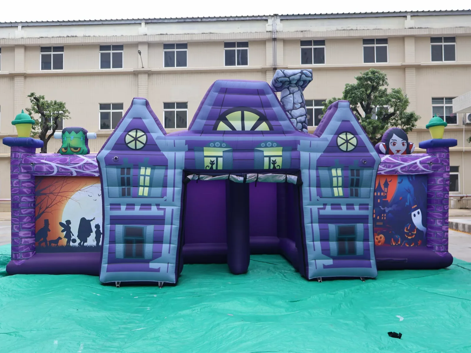 Air Science 8x8x2.5m Purple Halloween Open-Top Inflatable Maze - product view 1