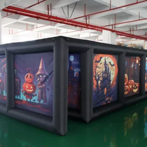 Air Science 4x9x2m Black Halloween Inflatable Maze - product view 2