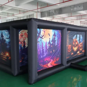 Air Science 4x9x2m Black Halloween Inflatable Maze - product view 1