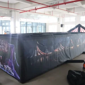 Air Science 4x11m Black Circus Halloween Inflatable Maze - product view 3