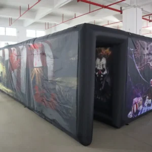 Air Science 4x11m Black Circus Halloween Inflatable Maze - product view 4