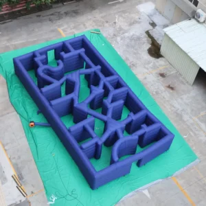 Air Science 7x13x2m Blue Open-Top Inflatable Route Maze - product view 1