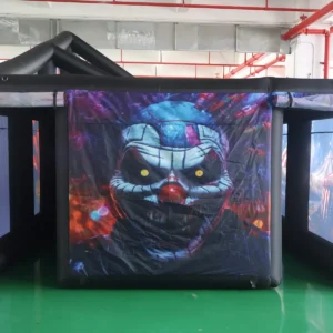 Air Science 4x10x3m Black Clown Roof-Frame Inflatable Maze - product view 4