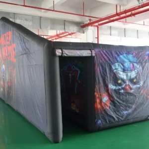 Air Science 4x10x3m Black Clown Roof-Frame Inflatable Maze - product view 1