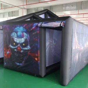 Air Science 4x10x3m Black Clown Roof-Frame Inflatable Maze - product view 2