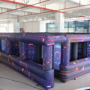 Air Science 5x11x2m Purple Technology Open-Top Inflatable Maze - product view 3